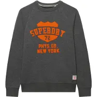 Superdry Ath Felt Applique Relaxed Crew Sweatshirt