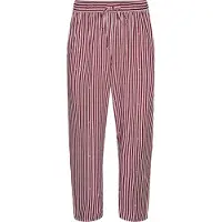 Zizzi Pyjamasbukser vinrød / hvid