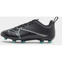 Puma ULTRA 7 PLAY FG/AG Football Boots Youth, Shoes, Black/Intense Mint, 34.5