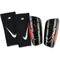 Nike Benskinner Mercurial Lite Superlock Break Em' - Sort/Rød, størrelse X-Small/130-140cm