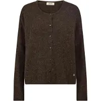 Mos Mosh Cardigan 'MMAlmine' mørkebrun