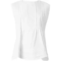 Weekend Max Mara Bluse 'VALLO' hvid