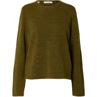 Selected Pullover 'SLWLulu' oliven