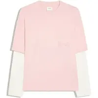 Bershka Bluser & t-shirts lyserød / gammelrosa / hvid
