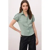Trendyol Bluse pastelgrøn