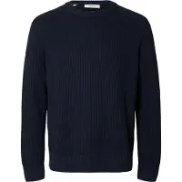 Selected Pullover 'SLMBraun' navy