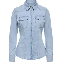 ONLY Bluse 'ONLOlivia' lyseblå