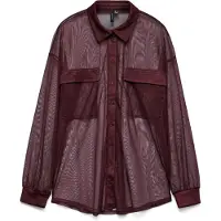 Vero Moda Bluse 'Camicie' bordeaux