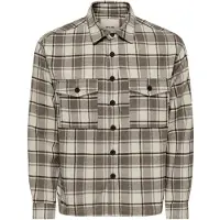 Only & Sons Skjorte 'ONSESKE' taupe / lysegrå