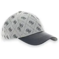 GUESS Guesstil mænd. M6GZ09W2058 Blå 4G Jacquard-kasket (OSFA), Casual, Bomuld