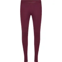 Icebreaker - Skiundertøj dame - W Merino 200 Oasis Leggings Dk Berry til UnisexUld - Størrelse L - Lilla