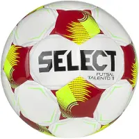 Select Fodbold Futsal Talento 11 V26 - Hvid/Rød, størrelse Ball SZ. 52,5,5-54,5cm