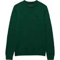 Superdry Superdrytil mænd. M6110717A Grøn preppy-sweater (M), Casual, Bomuld