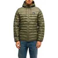 Quiksilver - Jakker - Scaly Hood Insulator Jacket Grape Leaf til UnisexNylon - Størrelse M - Kaki