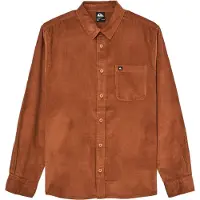 Quiksilver - Skjorter - Smoke Trail Cord Shirt Rawhide til UnisexBomuld - Størrelse S - Brun