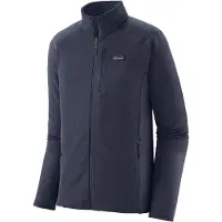 Patagonia - Fleece - M's R1 Jkt New Navy til UnisexUld - Størrelse XL - Flåde