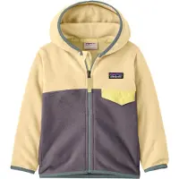 Patagonia - Fleece og dunjakker børn - Baby Micro D Snap-T Jkt May Grey til UnisexNylon - Børnetoj Størrelse 4 År - Grå