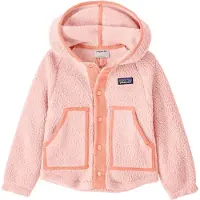 Patagonia - Under 6 år - Baby Retro Pile Jkt Pink Frost til UnisexUld - Børnetoj Størrelse 18 Måneder - Lyserød