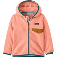 Patagonia - Fleece og dunjakker børn - Baby Micro D Snap-T Jkt Sunlit Pink til UnisexUld - Børnetoj Størrelse 4 År - Lyserød