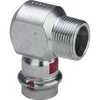 Viega Prestabo vinkel ¾x22mm 90 grader af ulegeret stål Nippel/muffe, SC-contur