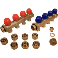 Wavin Tigris Fordelerrørssæt 1 4vejs Inkl. 20x2,0 mm Pex koblingssæt