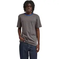 Element - T-shirts - Icon Embroidery SS Tee Dark Denim Sepia til UnisexBomuld - Størrelse L - Brun