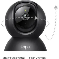 TP-LINK Tapo C211, IP-sikkerhedskamera, Indendørs, Trådløs, 2400 MHz, Skrivebord, Sort