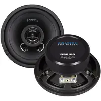 Crunch DSX120, 2-vejs, 160 W, 80 W, 4 ohm (O), 120 mm, 55 mm