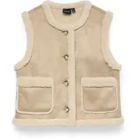 Vero Moda Vest 'VMLina' creme / greige