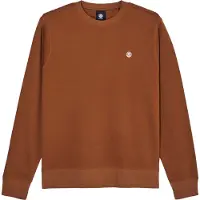 Element - Sweatshirts - Icon Embroidery Crew Sepia til UnisexBomuld - Størrelse XL - Brun