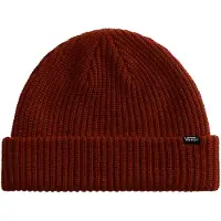 Vans - Huer - Core Basic Cuff Beanie Poppy Ember til UnisexUld - Rød