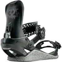 Thirtytwo - Snowboardbindinger - Basin Public Fase Public Black/Gray til UnisexAluminium - Størrelse L - Sort
