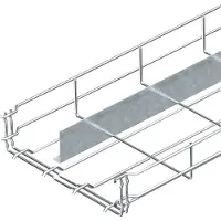 Obo Bettermann 6006456, Mesh cable tray, 3 m, Stål, Zink