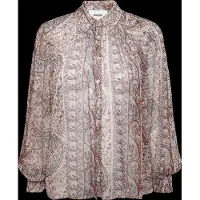 Ba&sh BA&SHtil kvinder. 1H26CLEO Cleo beige skjorte (38), Casual, Viscose, Lange ærmer