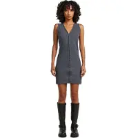 G-Star Hook & Eye Slim Rib T-Shirt Dress - Grey - Women