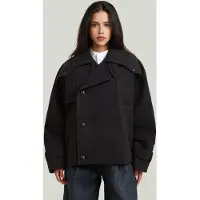 G-Star 4-Pocket Cape Jacket - Black - Women