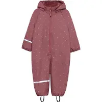 CeLaVi Regndragt m. Fleece - Rose Brown - - 100 - Regndragt