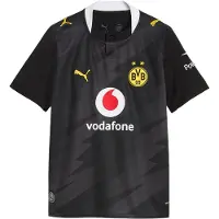 Puma Borussia Dortmund 26/27 Away Jersey Youth, Clothing, Black/Flat Dark Gray, 7-8Y