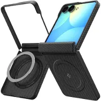 Spigen Samsung Galaxy Z Flip8 AirSkin Aramid MagSafe Cover - Sort