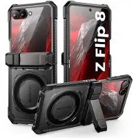 Supcase UB Grip Mag MagSafe-etui til Samsung Galaxy Z Flip 8 – Sort