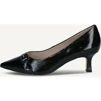 Caprice Pumps, black, made of Leather with Queenie, Size 37