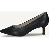 Caprice Pumps, black, made of Leather with Queenie, Size 40