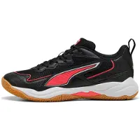 Puma Solarflash 4 Indoor Shoes Unisex, Shoes, Black/Ultra Red/White, 46