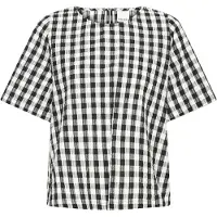 Ichi Bluse 'IHKarra' sort / hvid