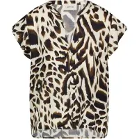 Cartoon Bluse lysebeige / umbra / mørkebrun