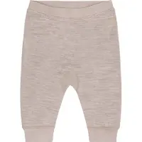 CeLaVi Bukser - Uld/Viskose - Harem - Mocha Meringue Melange - - 80 - Bukser - Uld