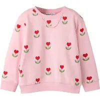 Name it Sweatshirt - NmfNancy - Parfait Pink - - 5 år (110) - Sweatshirt