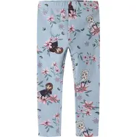 Name It Mini Leggings - Frozen - NmfJalinda - Subdued Blue - - 2 år (92) - Leggings