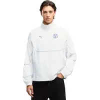 Puma Olympique de Marseille PUMATECH-X Full-Zip Track Jacket Men, Clothing, White/Blue Crystal, M