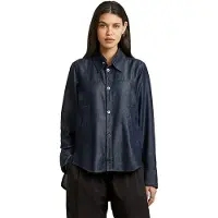 G-Star Step Hem Pocket Shirt - Dark blue - Women